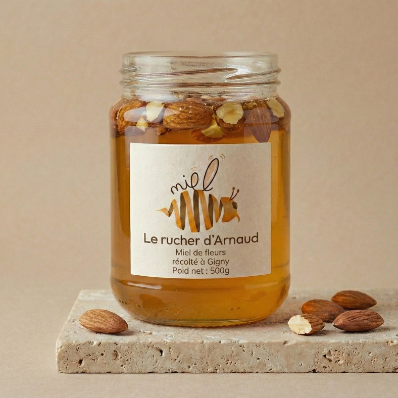 Miel et amandes